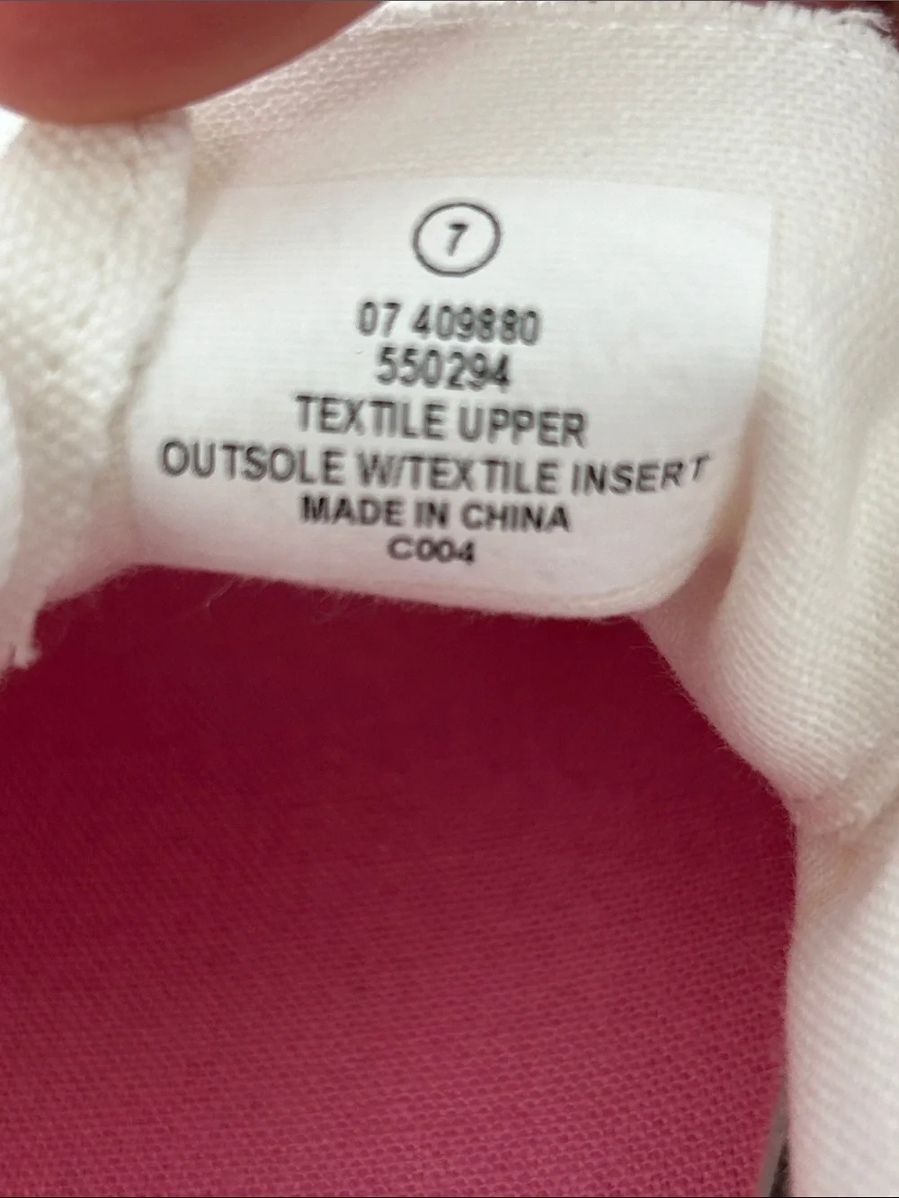 Tommy Bahama White Canvas Sneakers with Pink Insole and Floral Detail